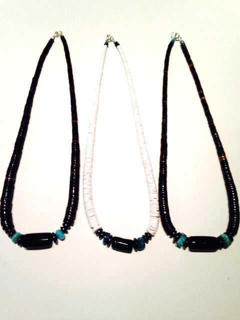 Black Deep Sea Coral mens necklaces 